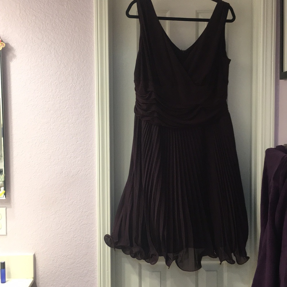 SL Fashions plum dress